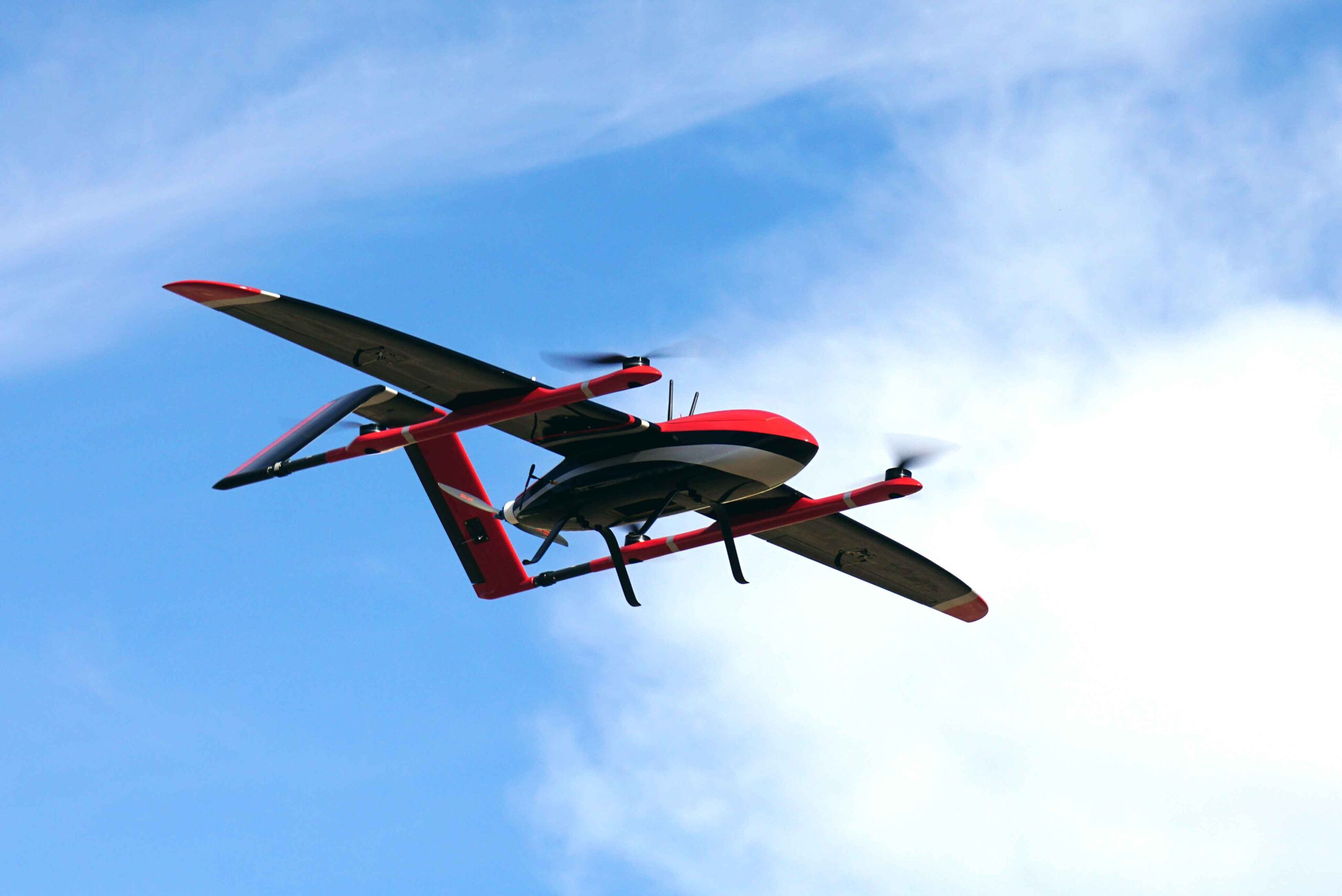 Action Drone Vertical Take Off Fixed Wing Drone